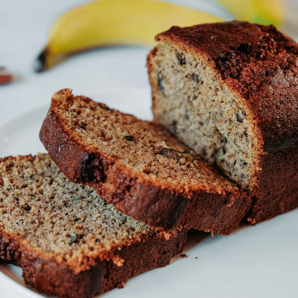 Coconut Dusted and Ginger Banana Bread