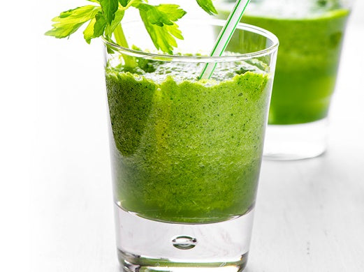Vibrant Wheat Grass Detox Smoothie