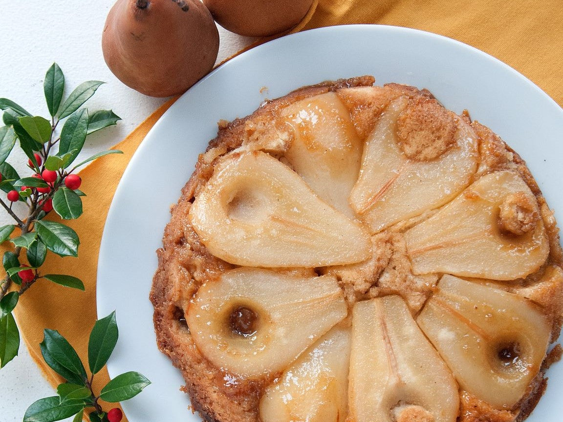 The Lemon, Pear and Ginger Upside Down Cake