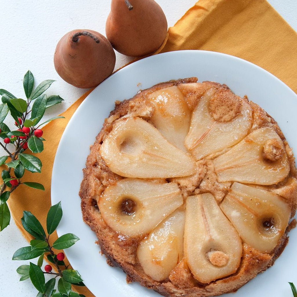 The Lemon, Pear and Ginger Upside Down Cake