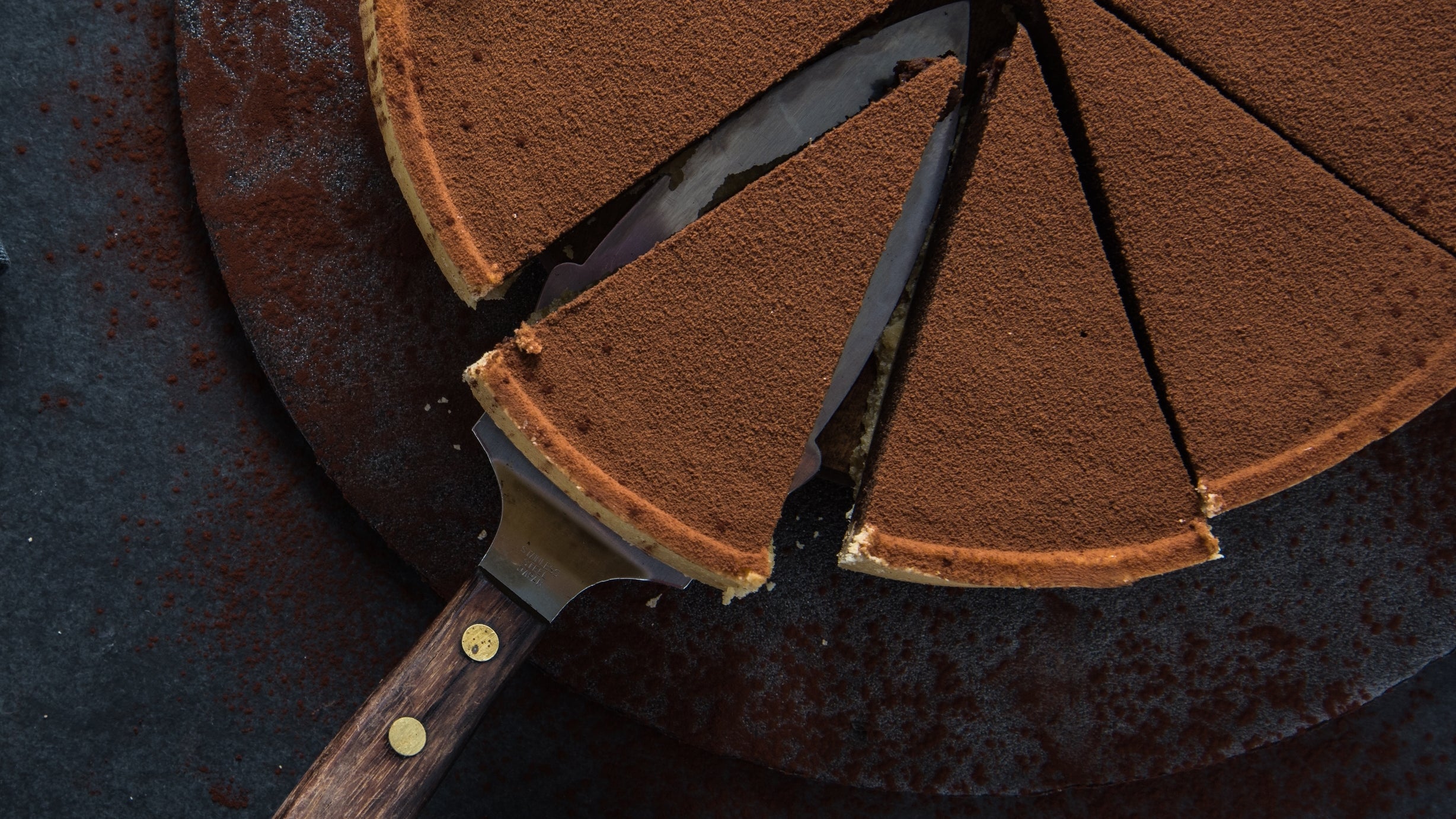 Chocolate Spirulina Tart