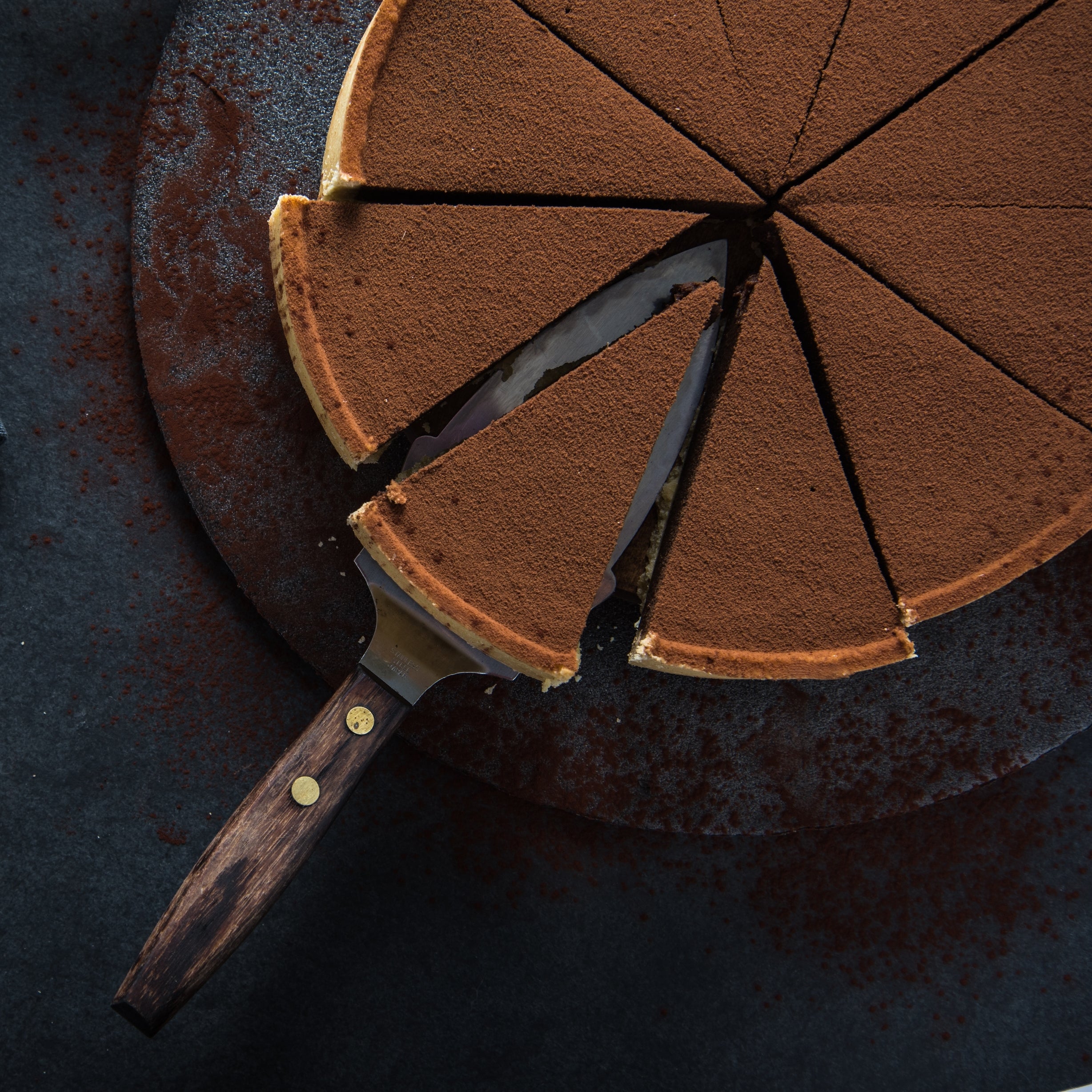 Chocolate Spirulina Tart
