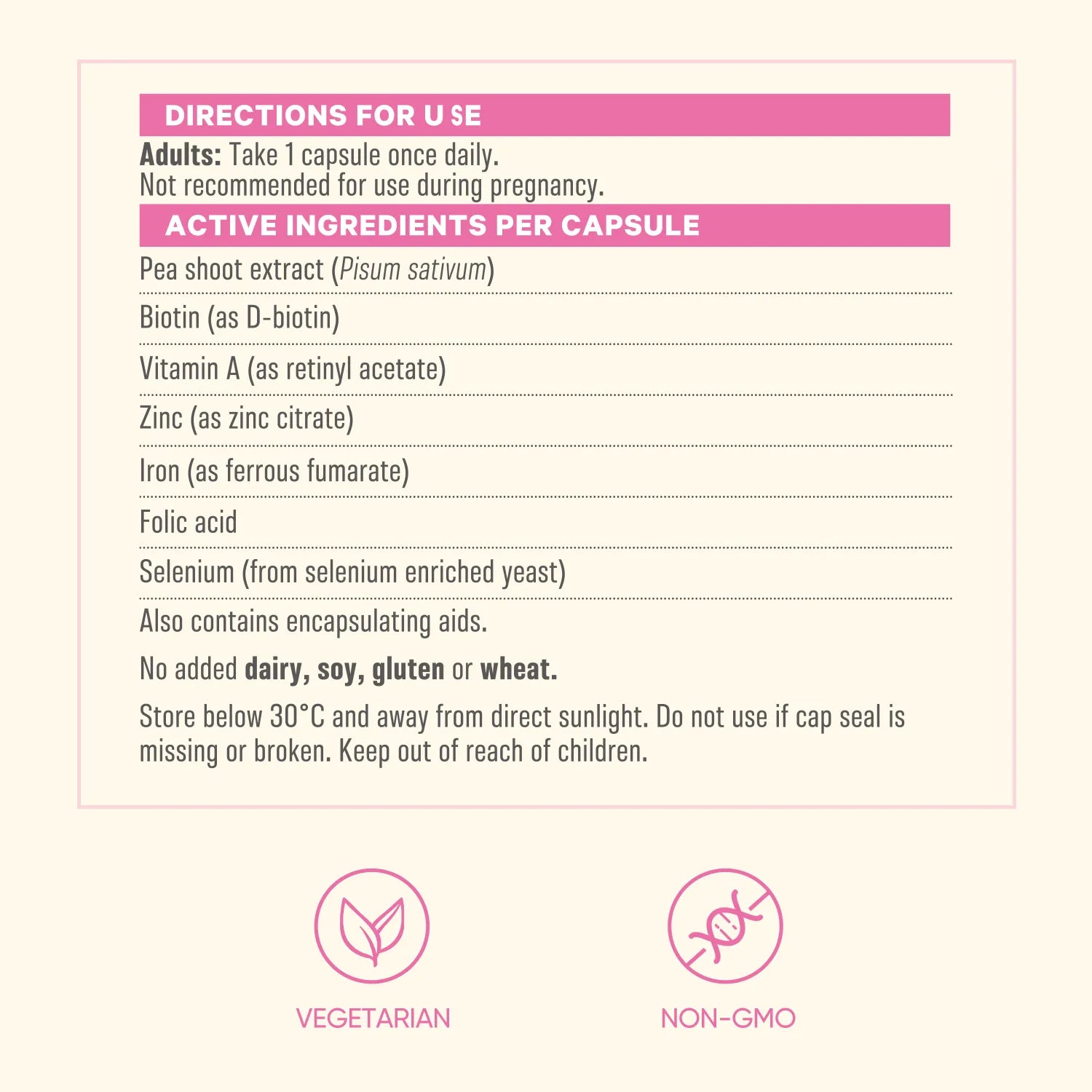 Postnatal Hair Nutrition