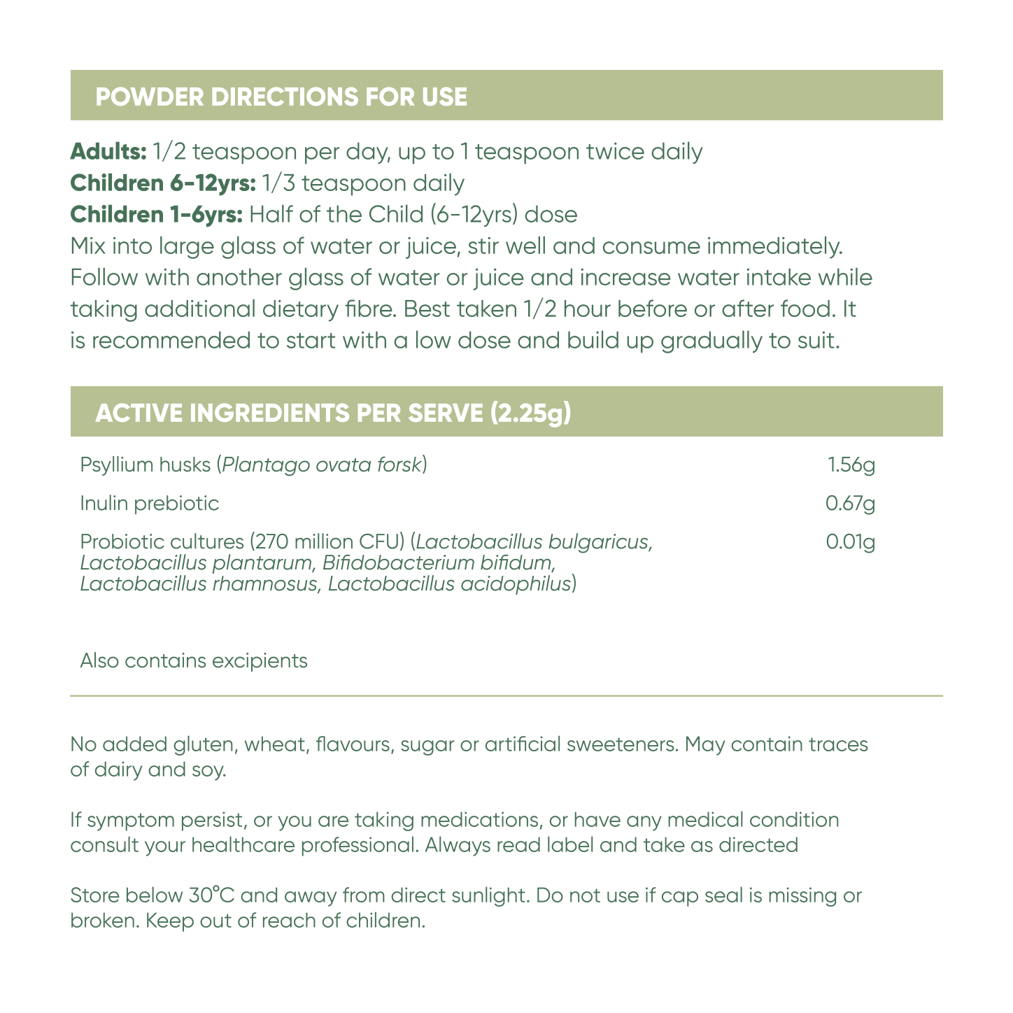 Fibre Biotics