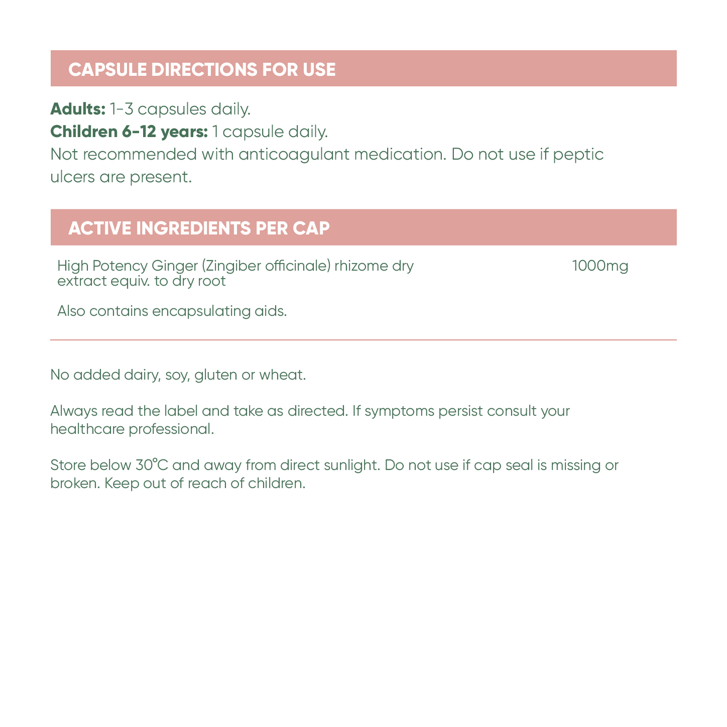 Ginger active ingredients